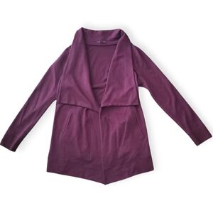 Theory Women's Deep Purple Cardigan